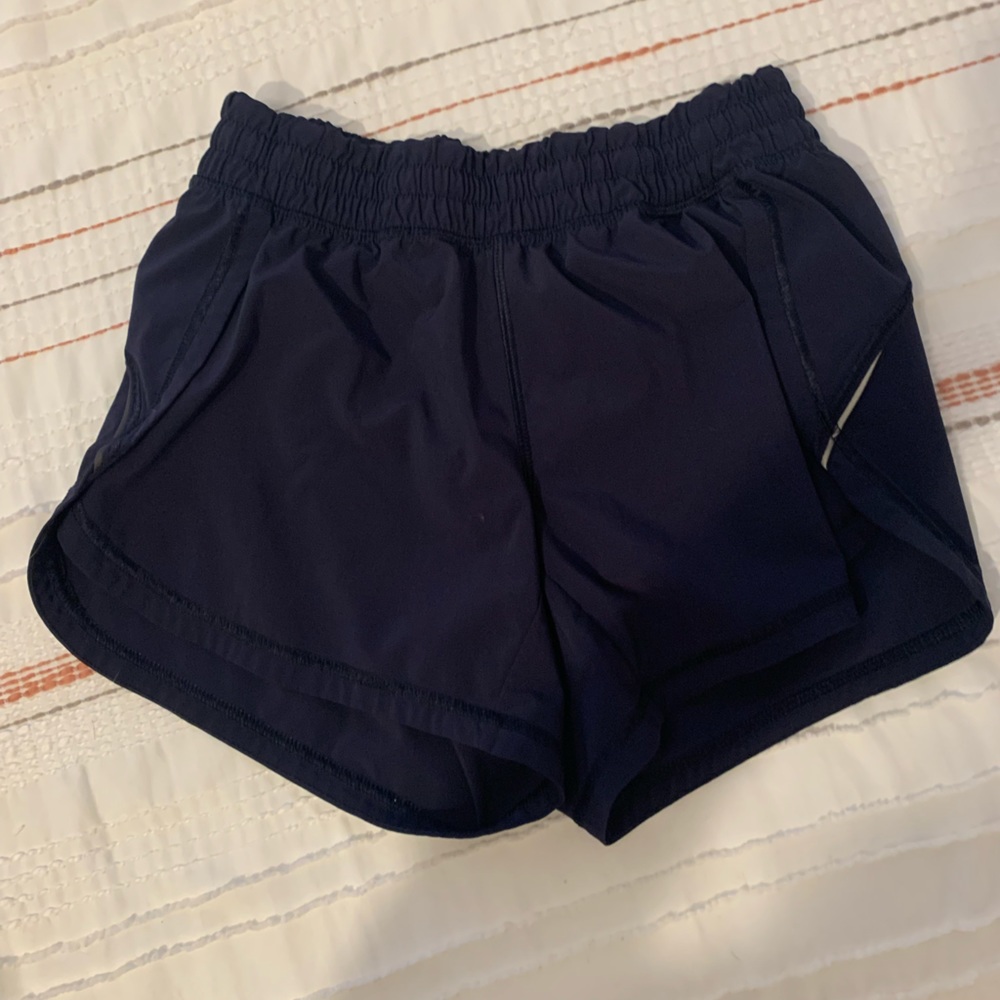Navy athleta shorts xs
